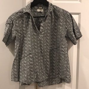 Loft collared blouse size small